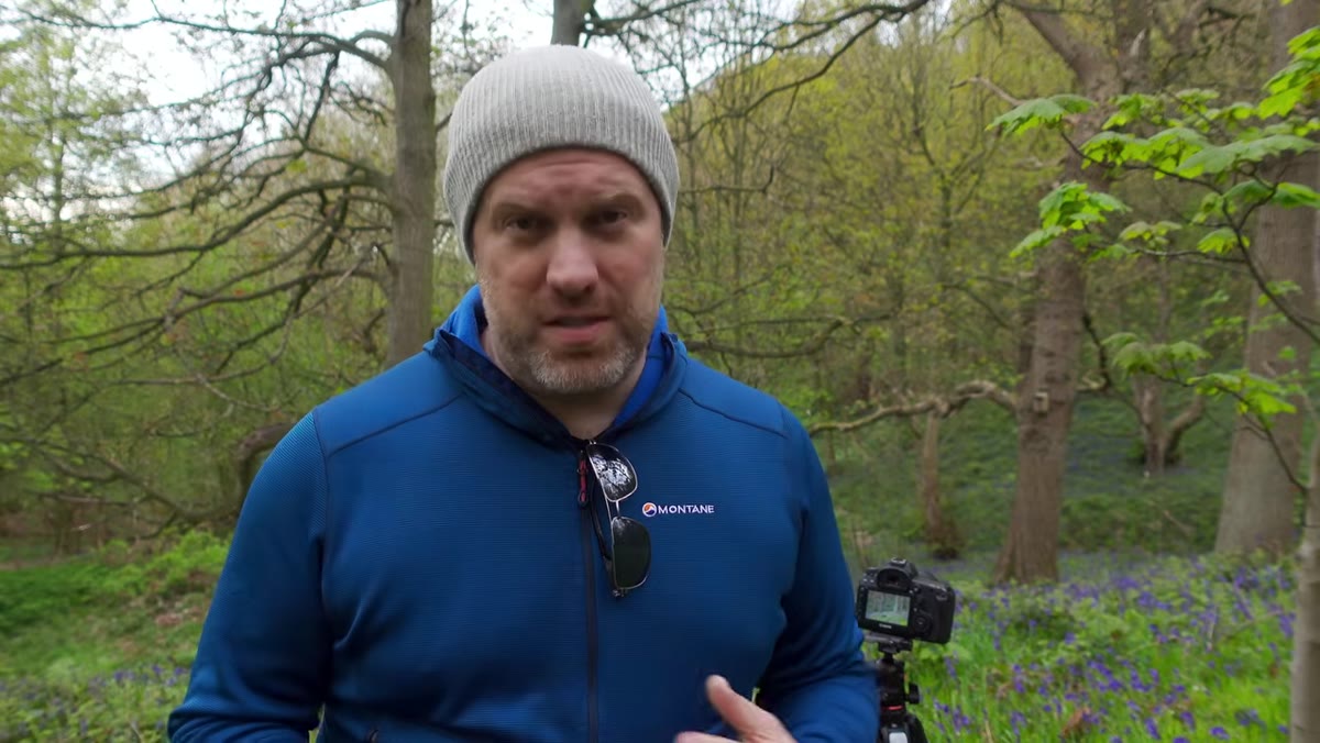 Adam addressing camera about gear and intimidation for beginners