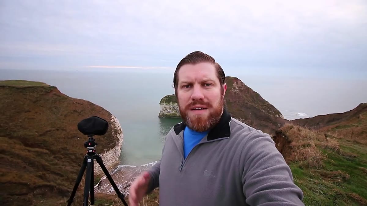 10-stop ND filter on camera, calculating 4 minute 16 second exposure