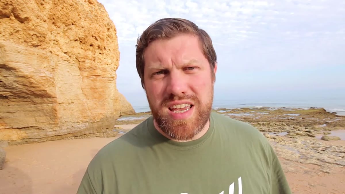 Creator speaking directly to camera about tutorial philosophy