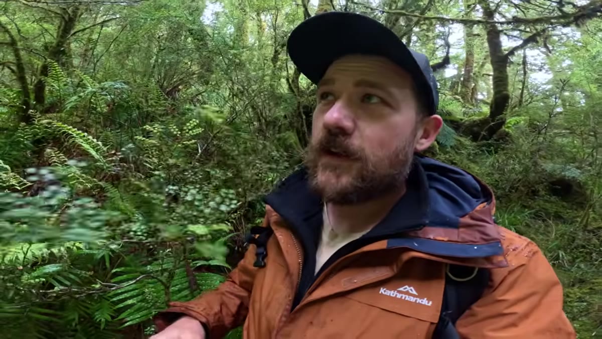 Photographer hearing waterfall before seeing it, moving toward sound