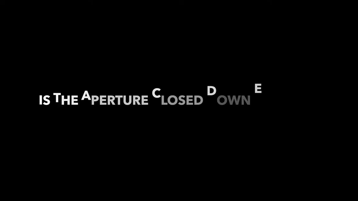 Aperture and depth of field concept explained in the field