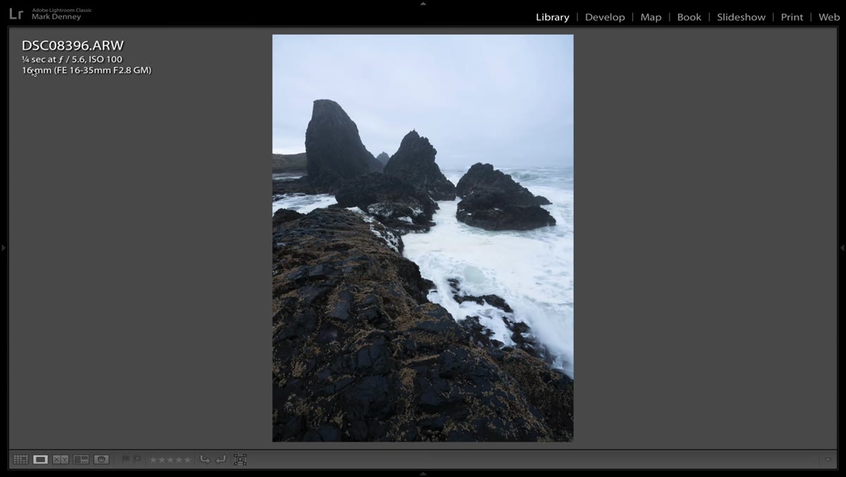 Rapidly clicking through images with quick star ratings applied