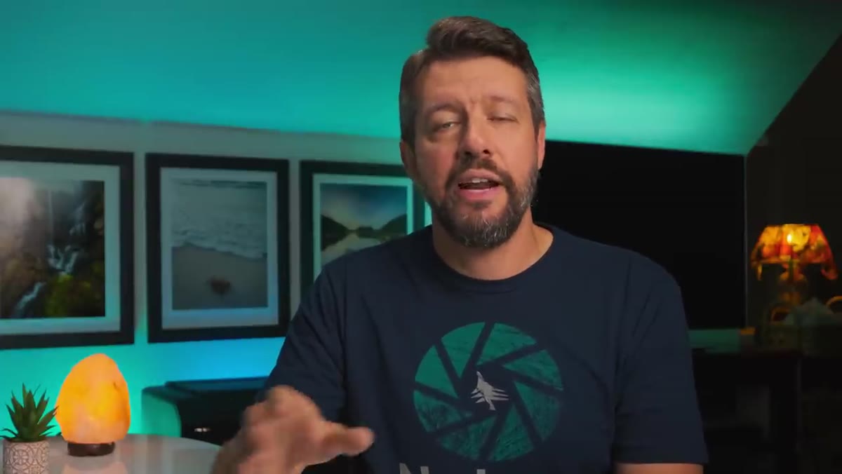Mark describing walking into local businesses with a framed print