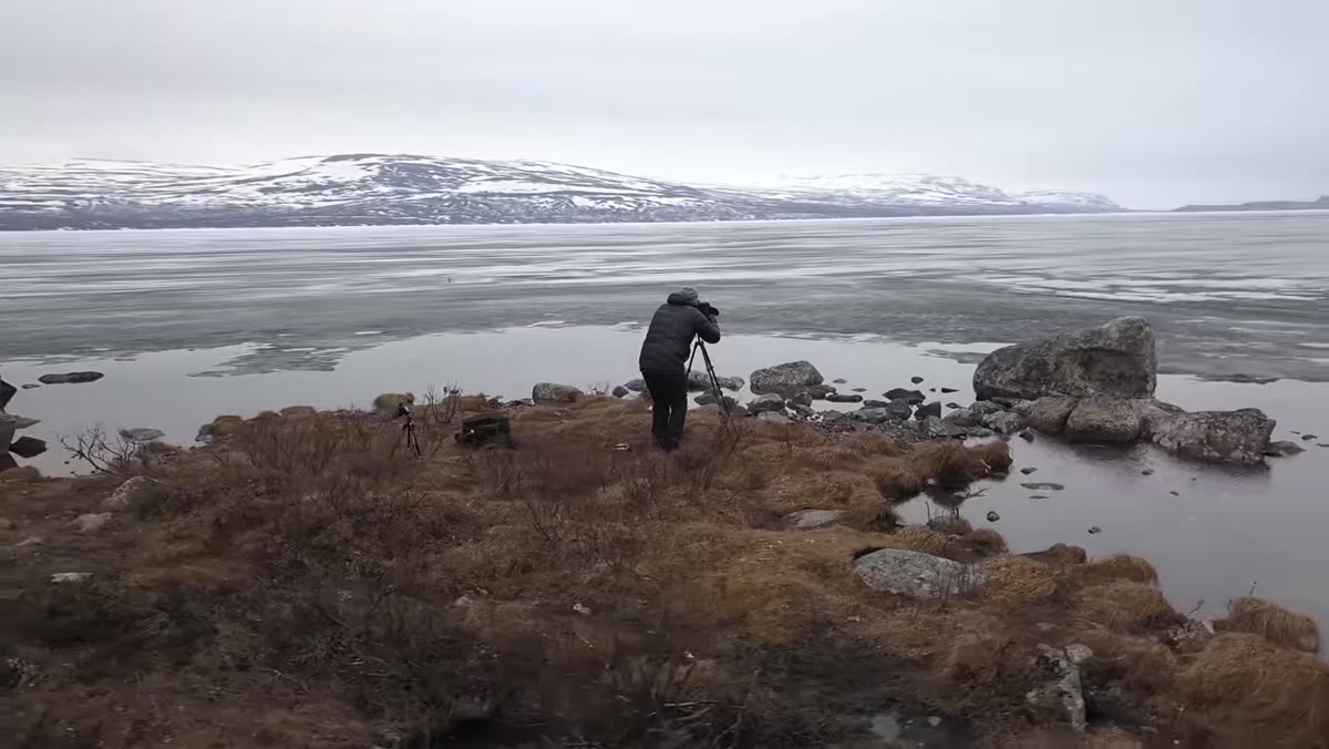 Adam speaking directly to camera about the nature of creative photography