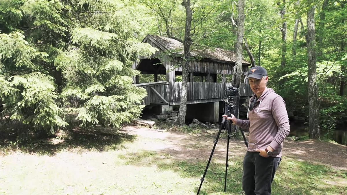 Tripod and mirror lockup setup explained on camera