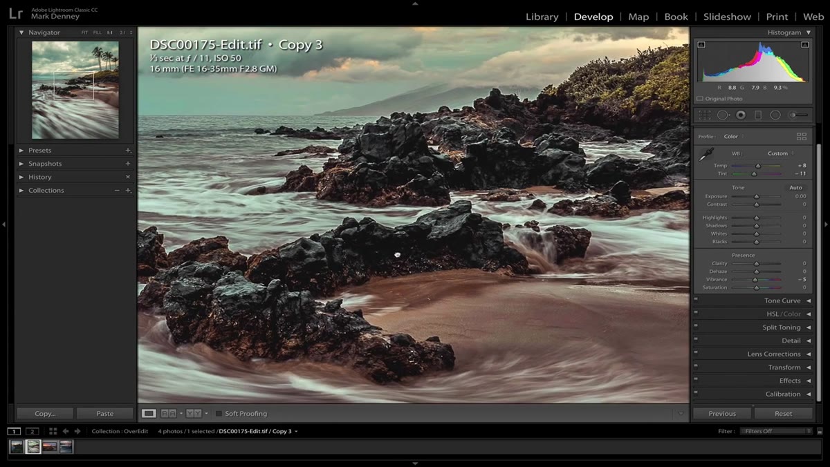 Rocks losing texture as Shadows slider is pushed to maximum