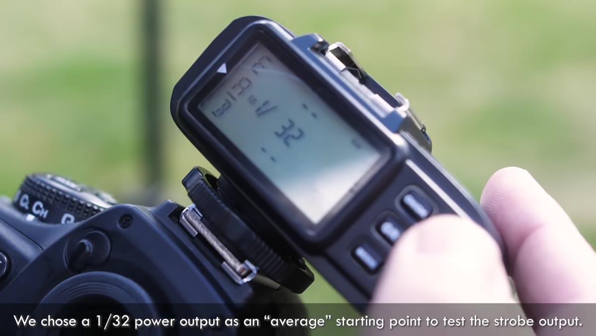 Flash unit positioned off-camera with light modifier attached