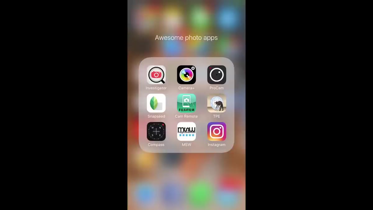Photo editing app open with sliders being adjusted on landscape image