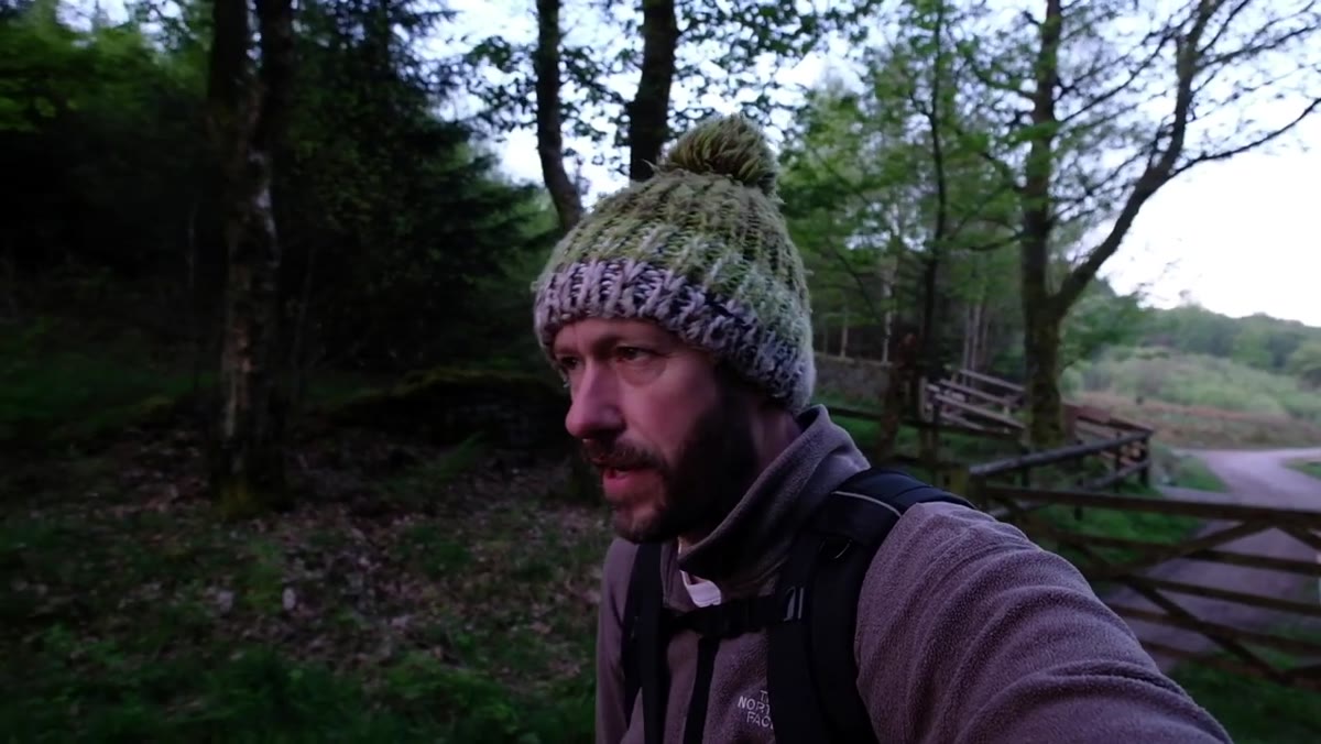 Nigel arriving at Macclesfield Forest at 5:30am with tripod