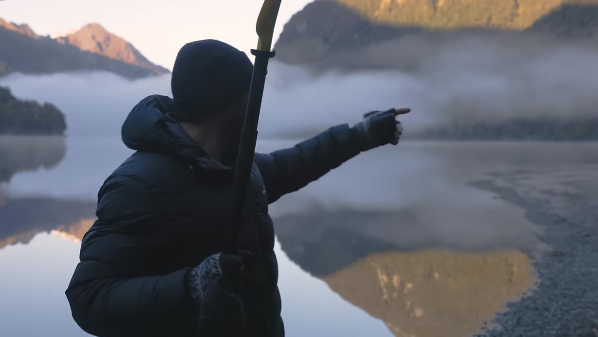 Topographic map reference, waterfall location identified