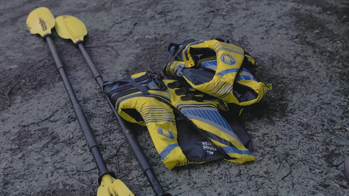 Dry bag packing with minimal camera gear visible