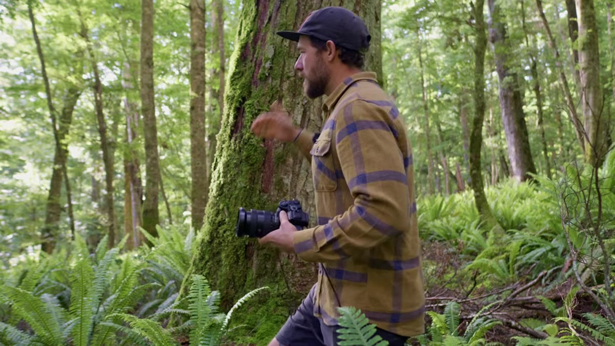 Photographer at location identifying sharpness problem across the frame