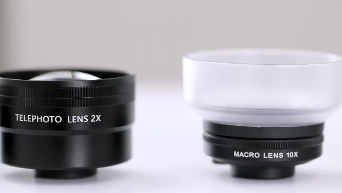 Sandmarc lens attachments shown alongside phone