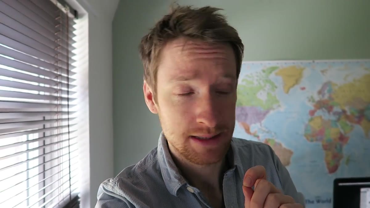 Thomas explaining the sneaking-out plan to camera