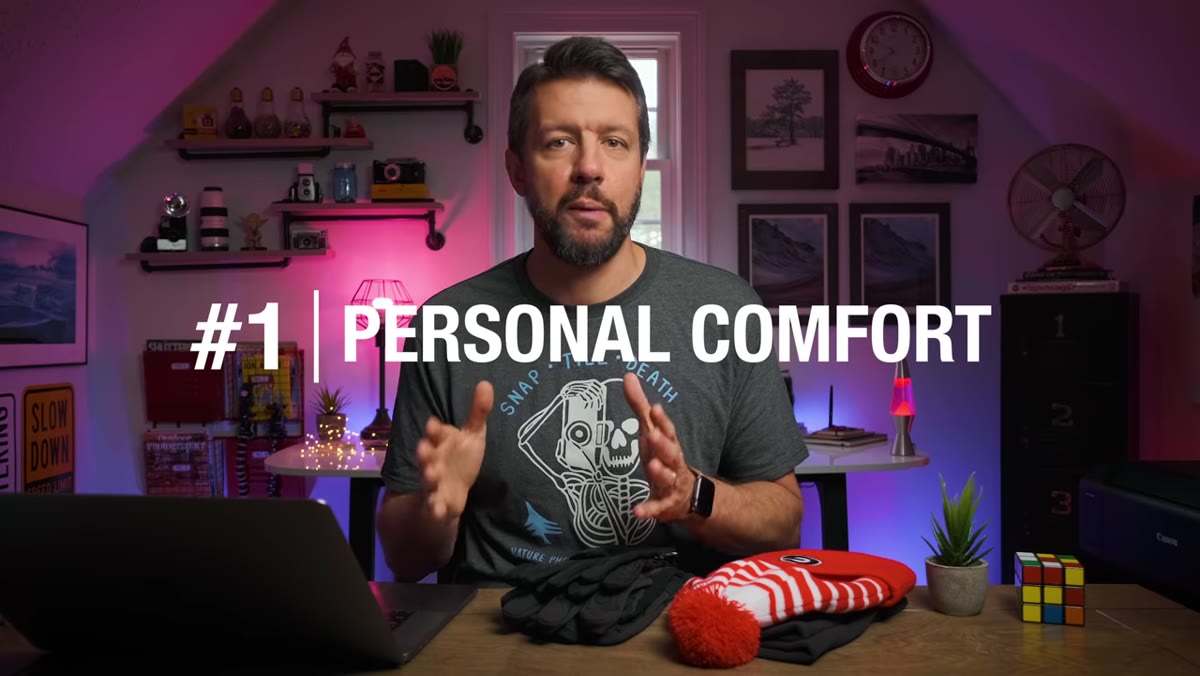 Mark discusses personal comfort as the first and most critical category