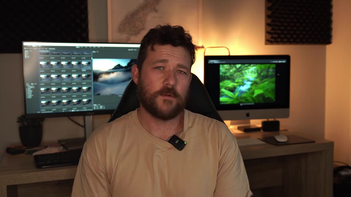 Timeline gap shown between first and second editing pass