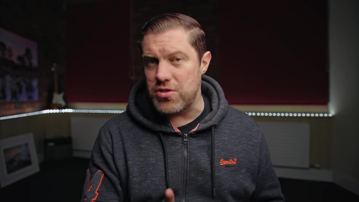 Creator speaking directly to camera about returning to basics