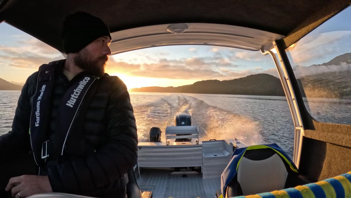 Creator describing spending time outdoors without touching his camera
