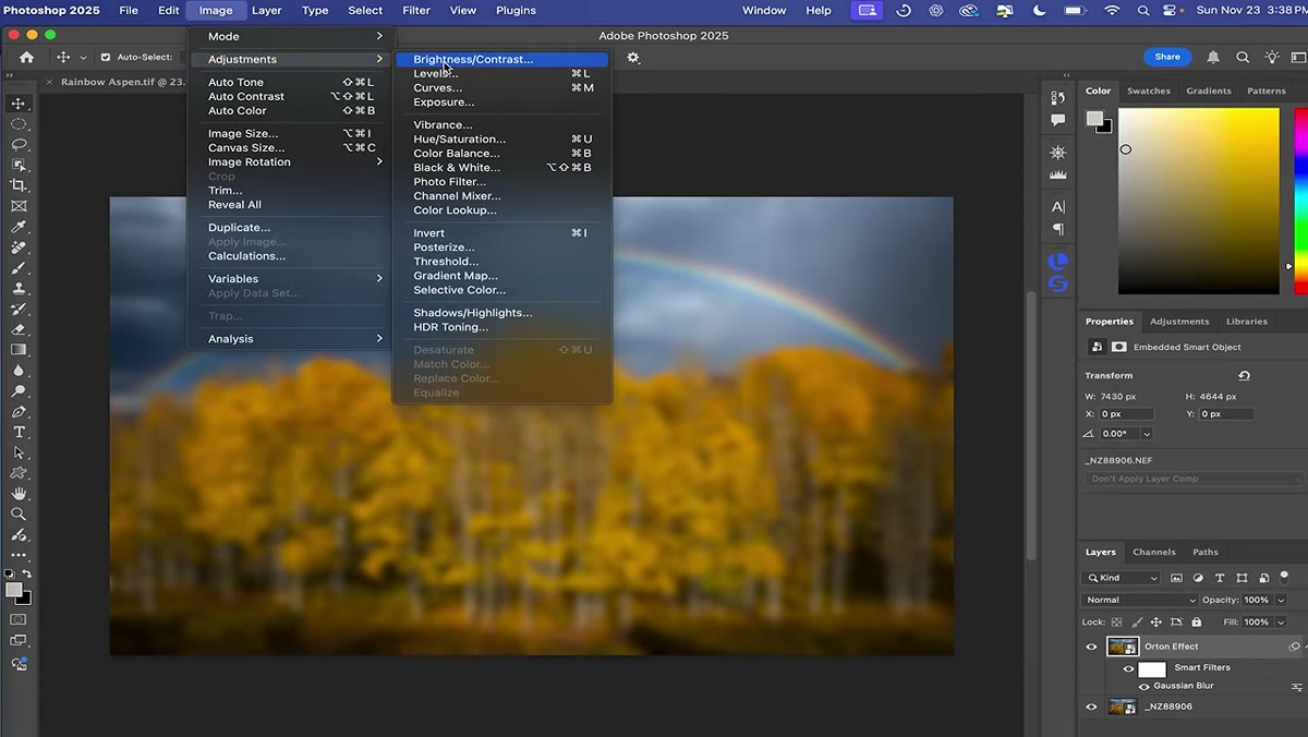 Blend mode dropdown showing Screen selected on duplicate layer