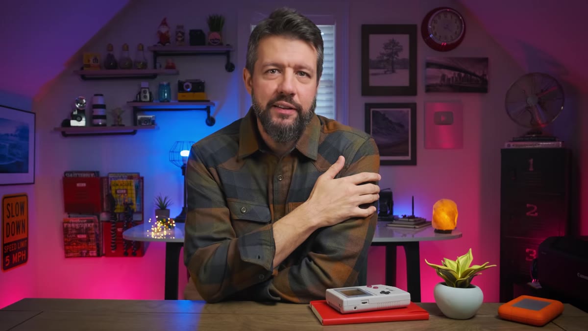 Mark wrapping up the video wishing viewers well for the new year