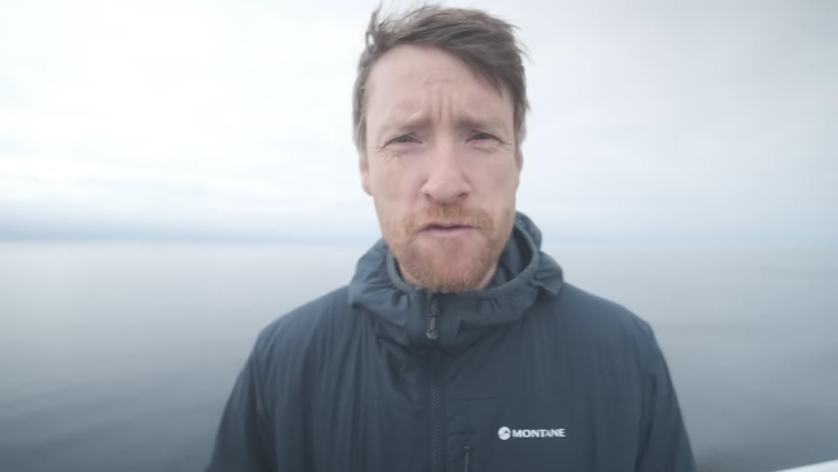 Thomas aboard the Vestland Explorer ice-breaking ship