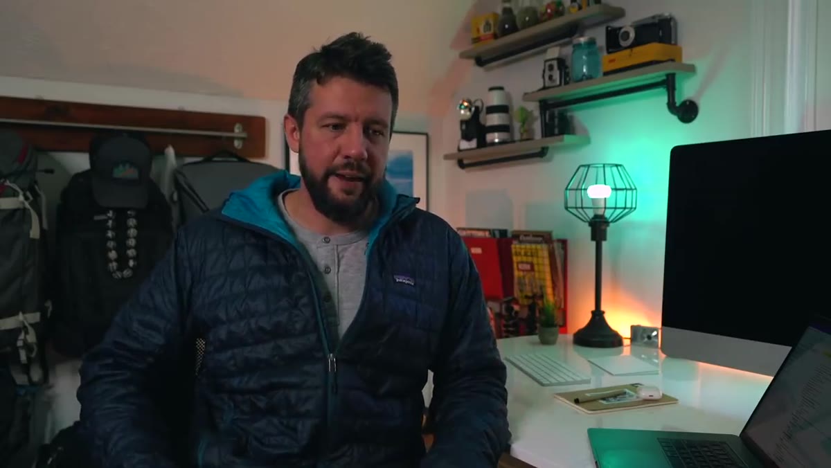 Mark reviewing analytics to plan the next six months
