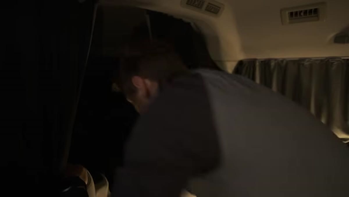 Ridge Monkey pan being used to cook pizza in van