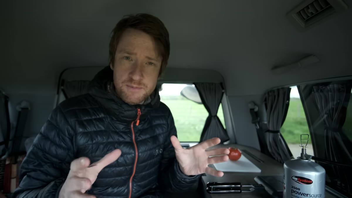Heaton references previous Lake District video shot four weeks prior