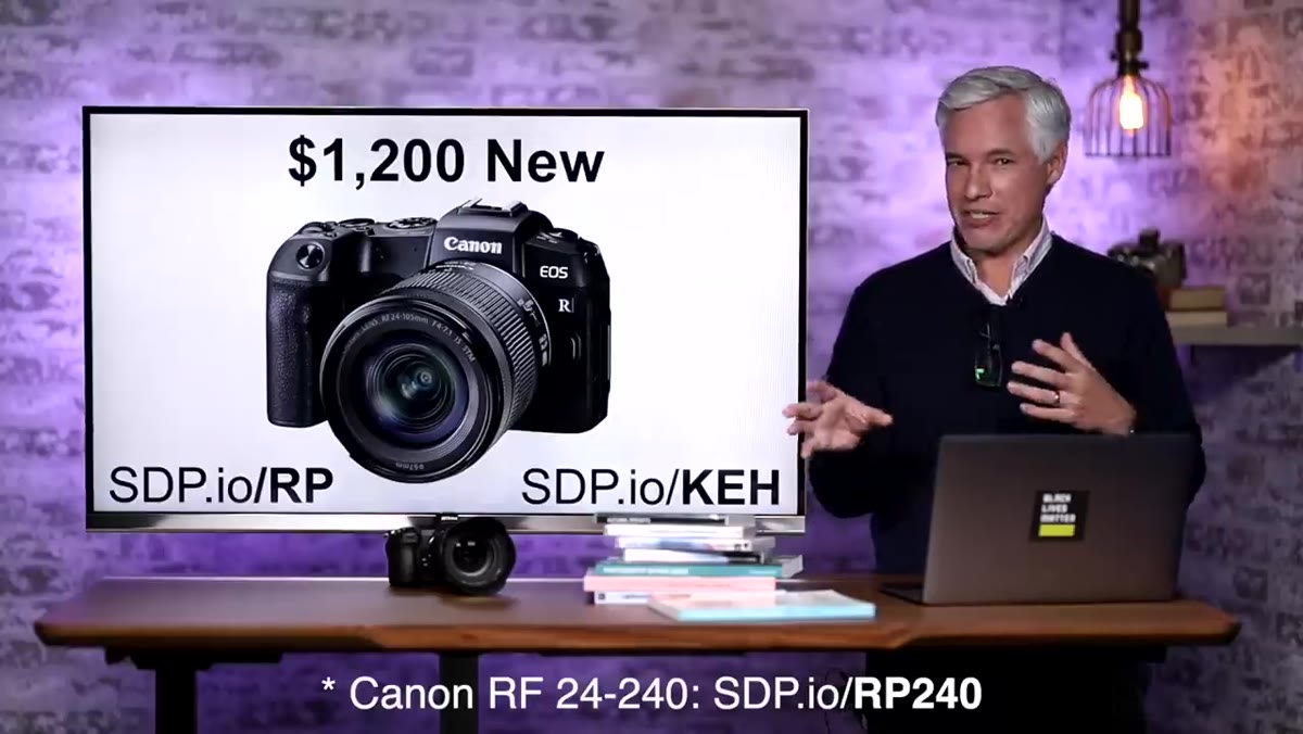 Focal length range diagram showing wide to telephoto examples