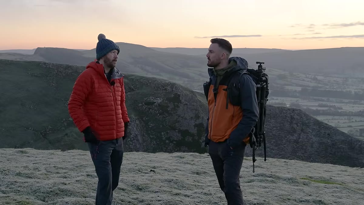 Nigel and Tom talking about storytelling behind the image